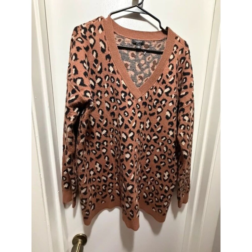 Halogen XL Leopard Sweater